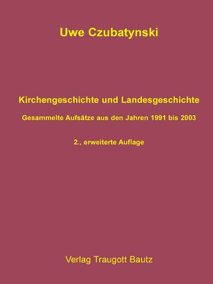 cover image of Kirchengeschichte und Landesgeschichte